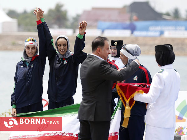 مدال نقره قایقرانی