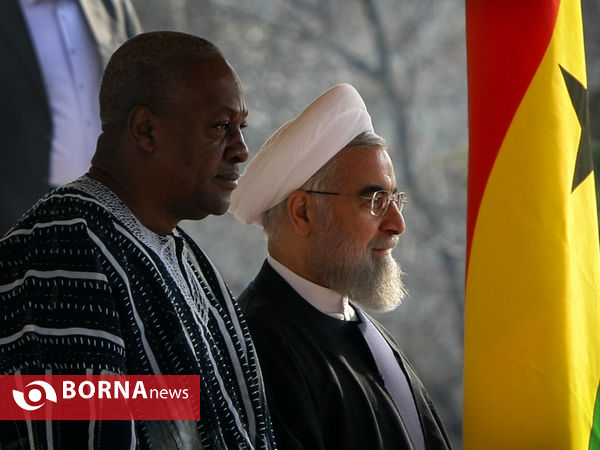 استقبال رسمی از رییس جمهوری غنا