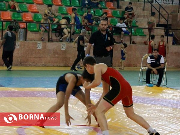 مسابقات قهرمانی خردسالان کشتی استان گیلان