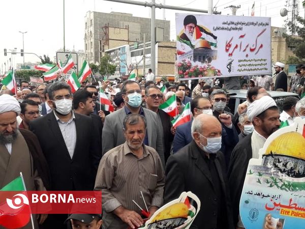 راهپیمایی روز قدس_ شهرستان قرچک