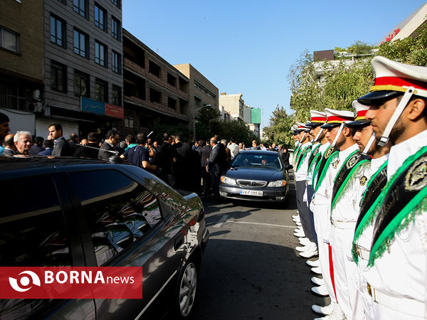 مراسم تشییع پیکر برادر سخنگوی دولت