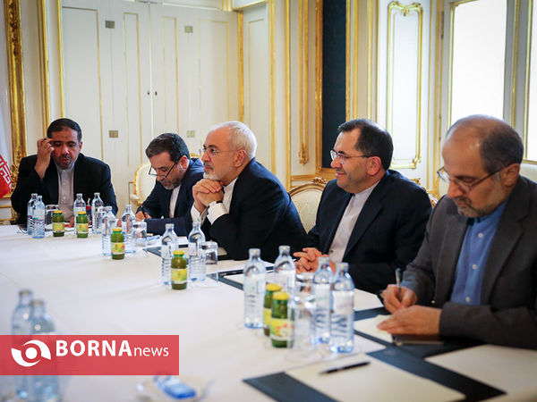 دیدار دو جانبه وزرای خارجه ایران و فرانسه