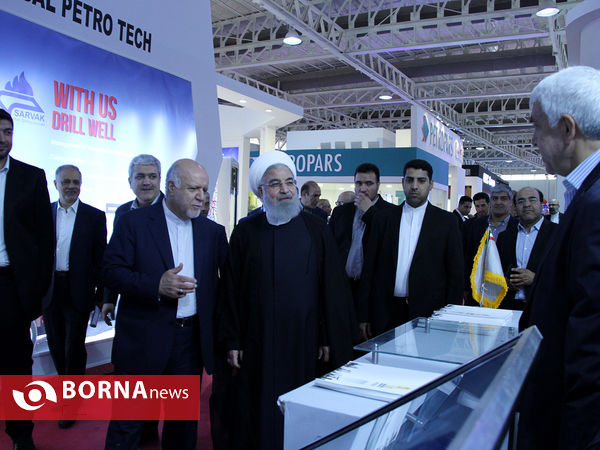 بازدید و سخنرانی ریاست جمهوری از بیست و سومین نمایشگاه بین المللی نفت ، گاز ، پالایش و پتروشیمی تهران