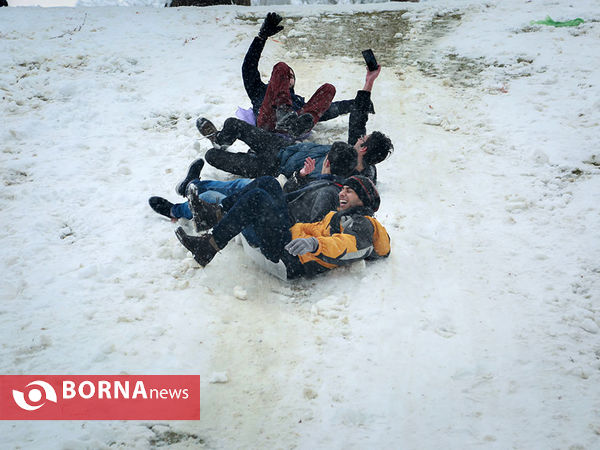 بارش برف در تهران-۴