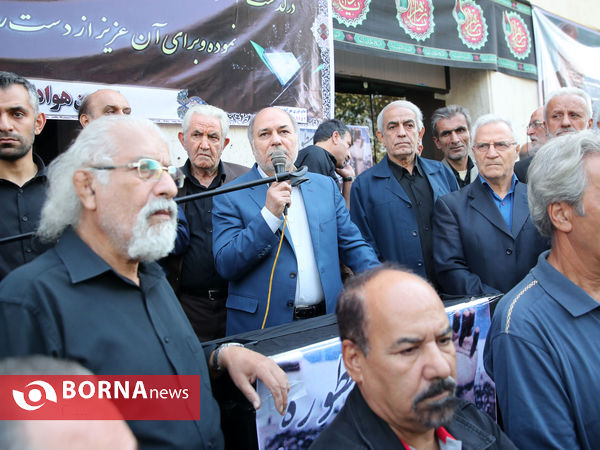 تشییع پیکر جعفر کاشانی پیشکسوت فوتبال