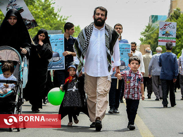 راهپیمایی روز قدس - تهران