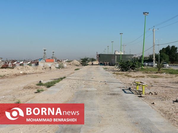 مراسم کلنگ زنی پارک 20 هکتاری خلیج فارس آبادان