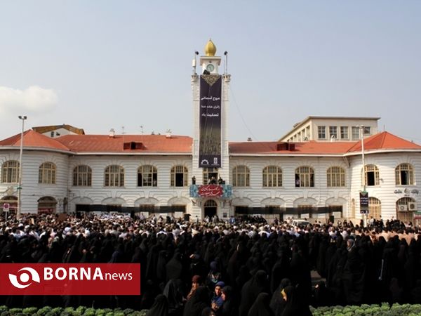 تشییع پیکر جان‌باختگان گیلانی فاجعه منا در رشت