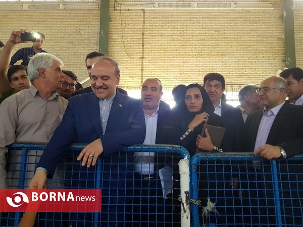 سفر وزیر ورزش و جوانان به جیرفت و بازدید از اماکن ورزشی این شهر