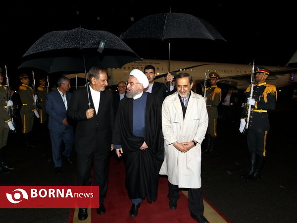 ورود رییس جمهوری به تهران