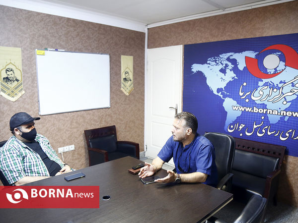 حضور علیرضا نجف زاده در خبرگزاری برنا