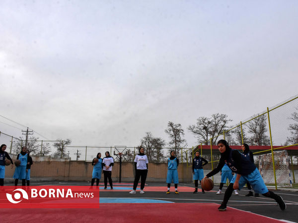 تمرینات تیم بسکتبال اکسیژن اراک