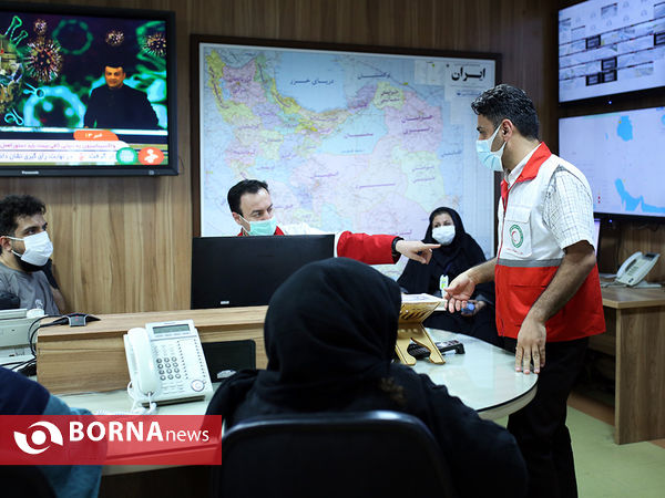 بازدید خبرنگاران از سازمان امداد و نجات جمعیت هلال احمر