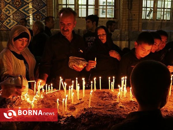 شام غریبان در محله گلوبندک تهران