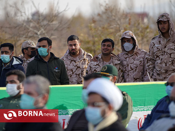آیین رونمایی از المان شهید محسن فخری زاده