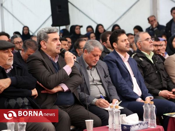 آیین بهره برداری از پروژه های مدیریت شهری در منطقه 20