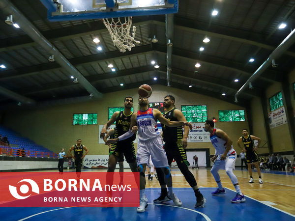 دیدار تیم های بسکتبال نبوغ - کاله