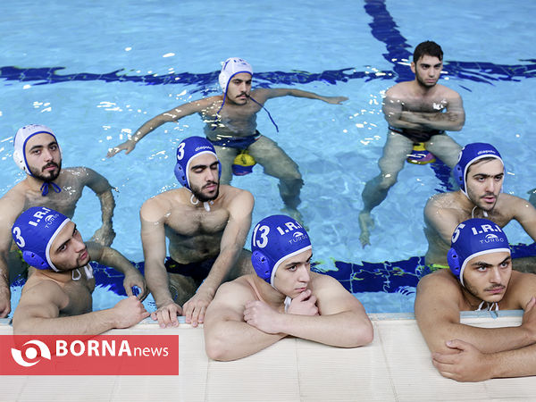 تمرین تیم ملی واترپلو