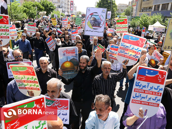 راهپیمایی روز جهانی قدس در تهران (۱)