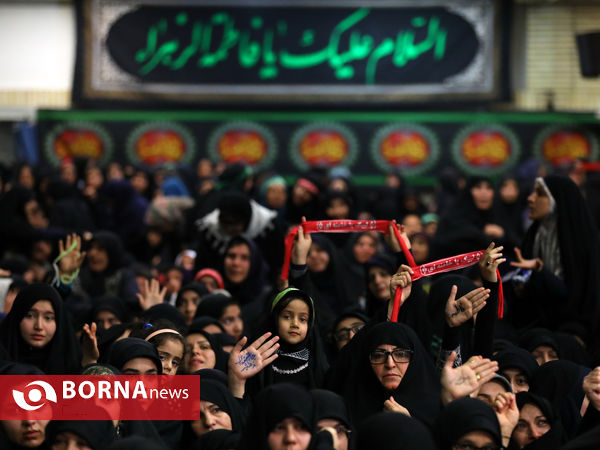 دومین شب عزاداری شهادت حضرت فاطمه (س) در حسینیه امام خمینی