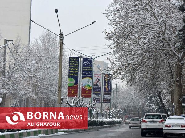 اولین برف زمستانی در ارومیه