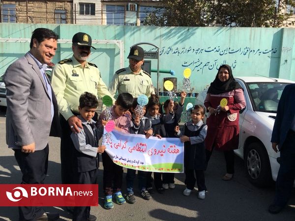 حضور کودکان مهدها در فرماندهی ناجا شهرستان ملارد