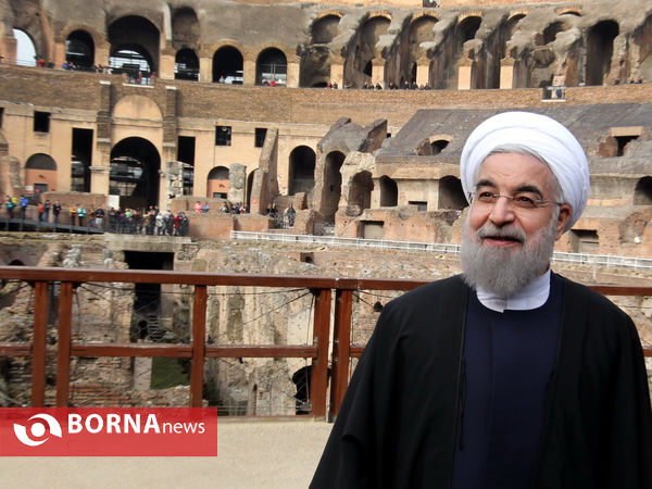 بازدید رییس جمهوری از مجموعه باستانی «کولوسئوم»