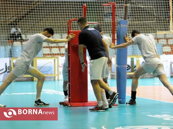 تمرینات تیم ملی والیبال ایران