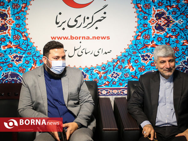 حضور رامین مهمان‌پرست در خبرگزاری برنا