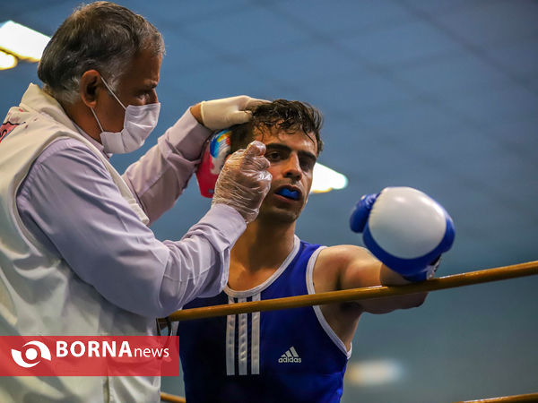 مسابقات بوکس قهرمانی بزرگسالان استان مرکزی