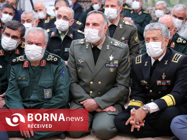 دیدار فرماندهان و مسئولان ارشد نیروهای مسلح با رهبر انقلاب