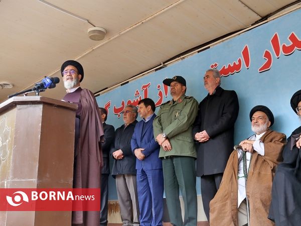 راهپیمایی مردم تبریز در محکومیت اقدامات آشوبگران