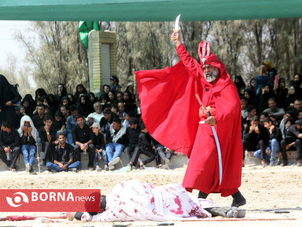 تعزیه روز عاشورا در روستای چاه شرف شهرستان مُهر استان فارس