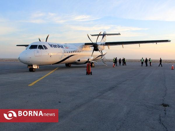 افتتاح خط هوایی اراک - تهران