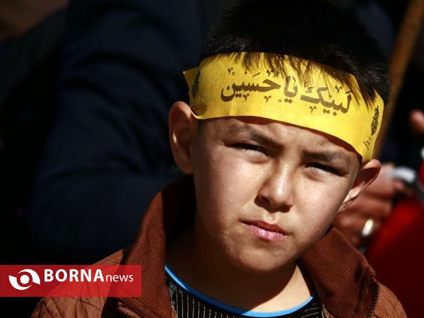 نمای نزدیک اربعینیون شلمچه