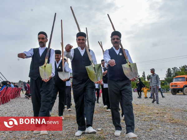 مراسم بیل‌گردانی در «نیم‌ور محلات»