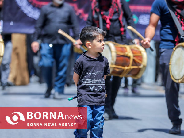 عزاداری مردم اراک در سالروز شهادت امام جعفر صادق(ع)