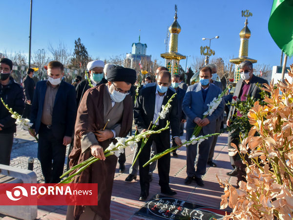 گلباران گلزار شهدای اراک