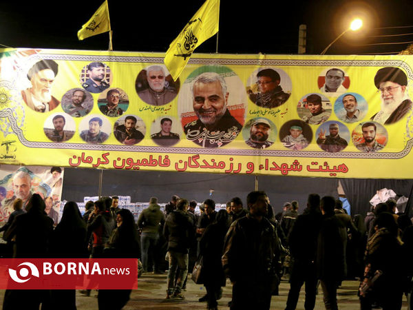 حال و هوای گلزار شهدا کرمان پیش از وداع با سردارشهید حاج قاسم سلیمانی