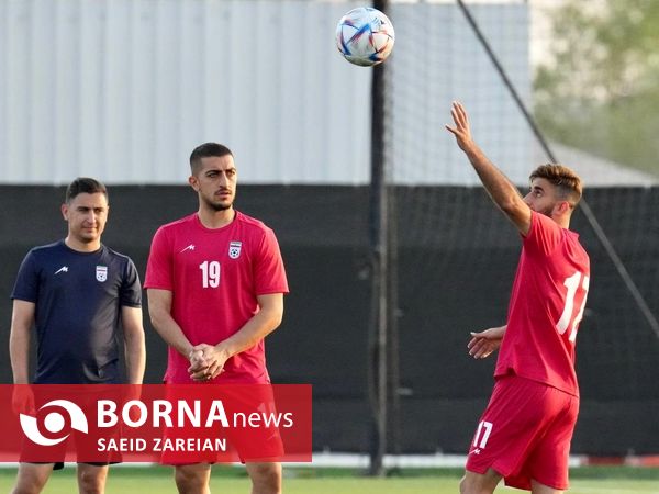 تمرین تیم ملی فوتبال ایران