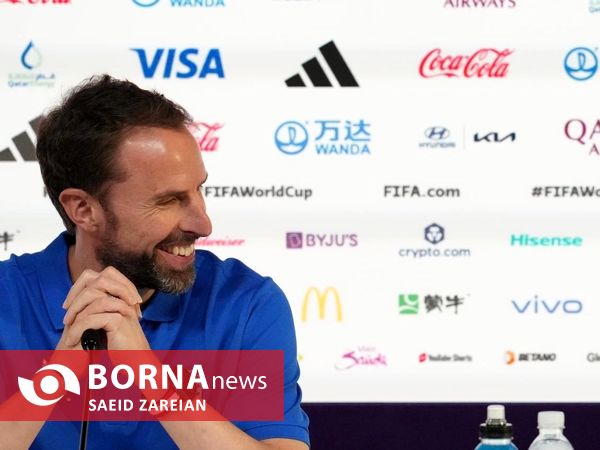 نشست خبری مربی انگلستان پیش از دیدار مقابل ایران
