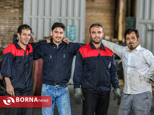 بازدید فرماندار قدس از کارخانه مهیار سنگ شکن