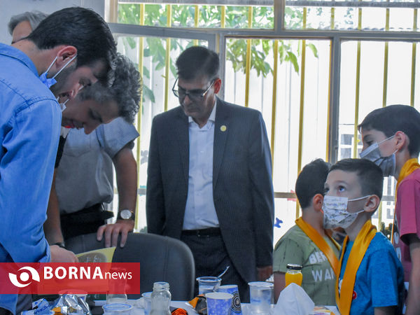 حضور تیم رسانه ورزش در بخش درمانی کودکان سرطانی