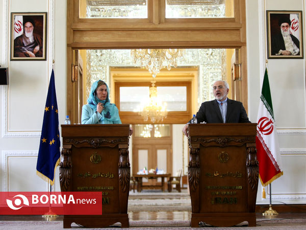 دیدار محمد جواد ظریف و فدریکا موگرینی