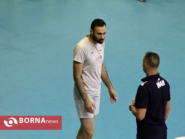 تمرین تیم ملی والیبال