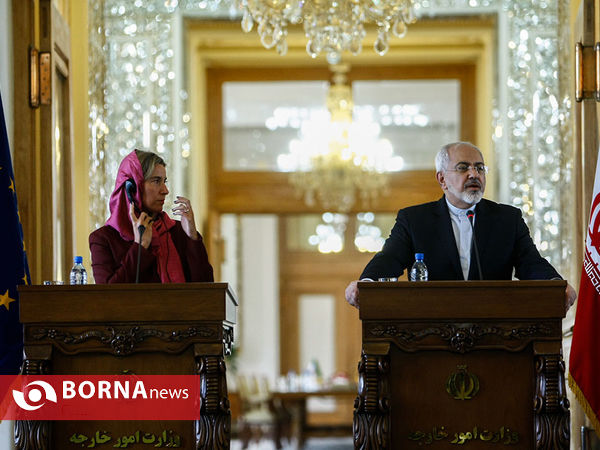 نشست خبری ظریف و موگرینی