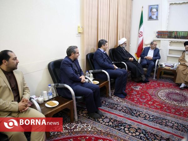دیدار نوروزی استاندار قم با علما و مراجع عظام تقلید