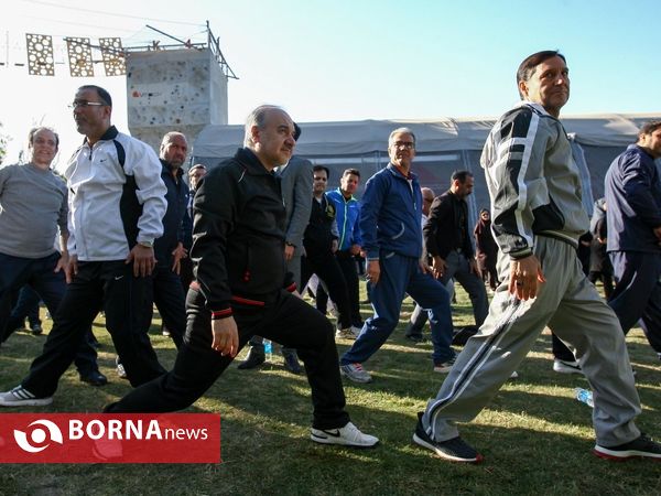 همایش بزرگ پیاده روی وزارت ورزش و افتتاح پروژه ای ورزشی در باشگاه انقلاب با حضور وزیر ورزش و جوانان