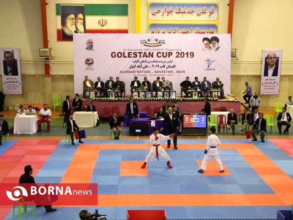 اولین دوره مسابقات بین المللی کاراته گلستان کاپ 2019 علی آباد کتول