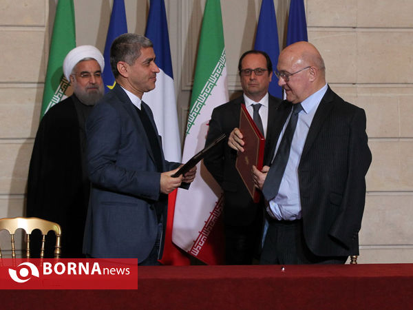 امضا اسناد همکاری بین ایران و فرانسه